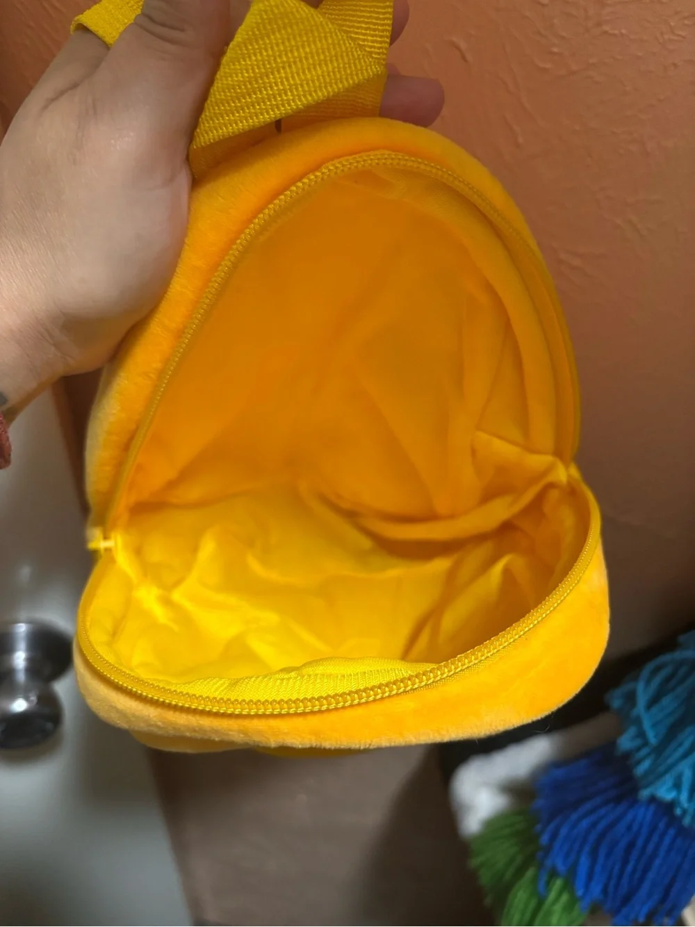 Yellow Plush Duck Backpack